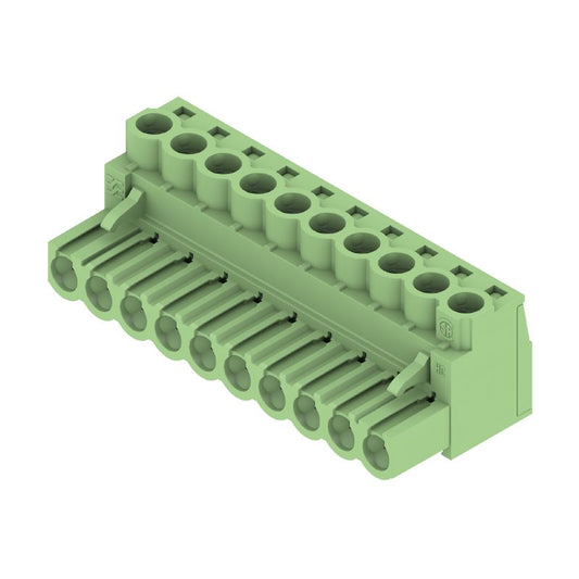 1205040000 - 10-Pole 180° Female Plug Connector with 5mm Spacing  (Pack of 36)