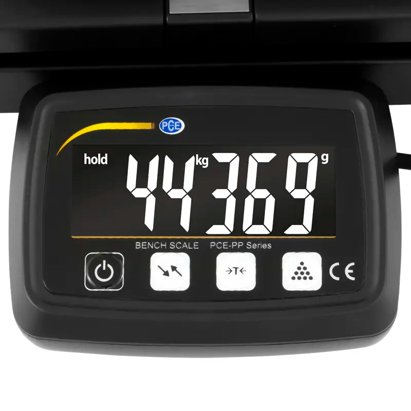 PCE-PP 50 - Versatile Benchtop Scale with 1g Resolution and Removable Display