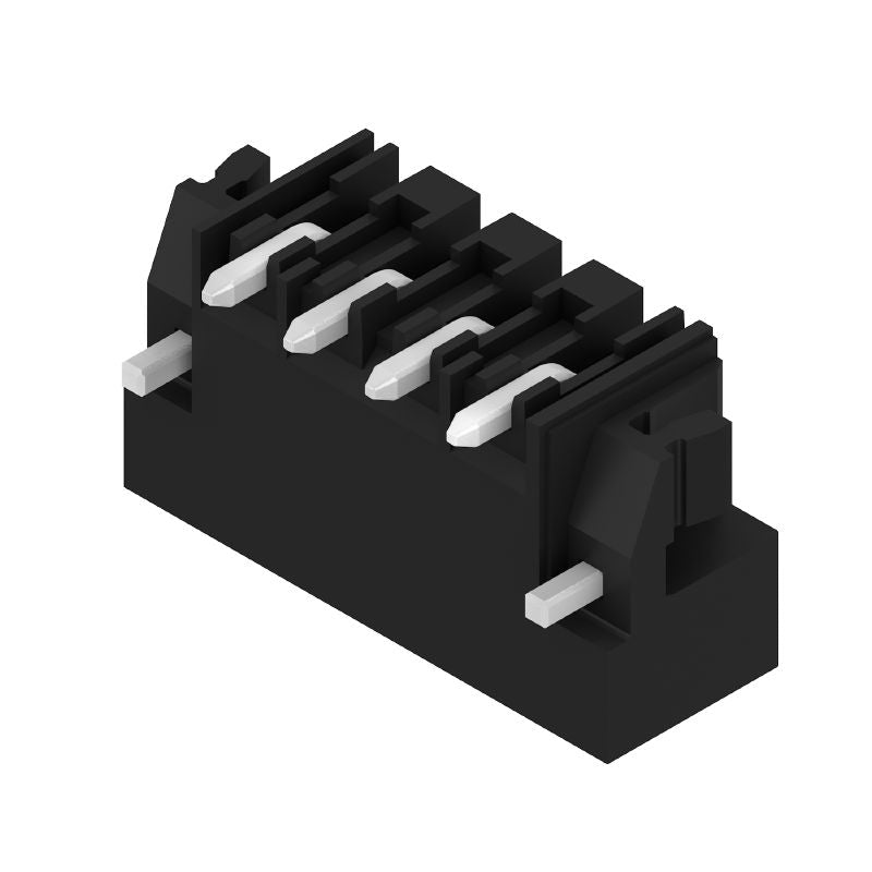 1804960000 - 4-Pole Black PCB Male Header Connector, 3.50mm Pitch  (Pack of 84)