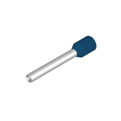 9019180000 - 2.5mm² Blue Wire End Ferrule with Plastic Collar  (Pack of 500)