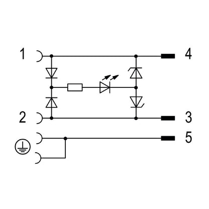 9457681500 - 15m Industrial Valve Cable with M12 Connectors