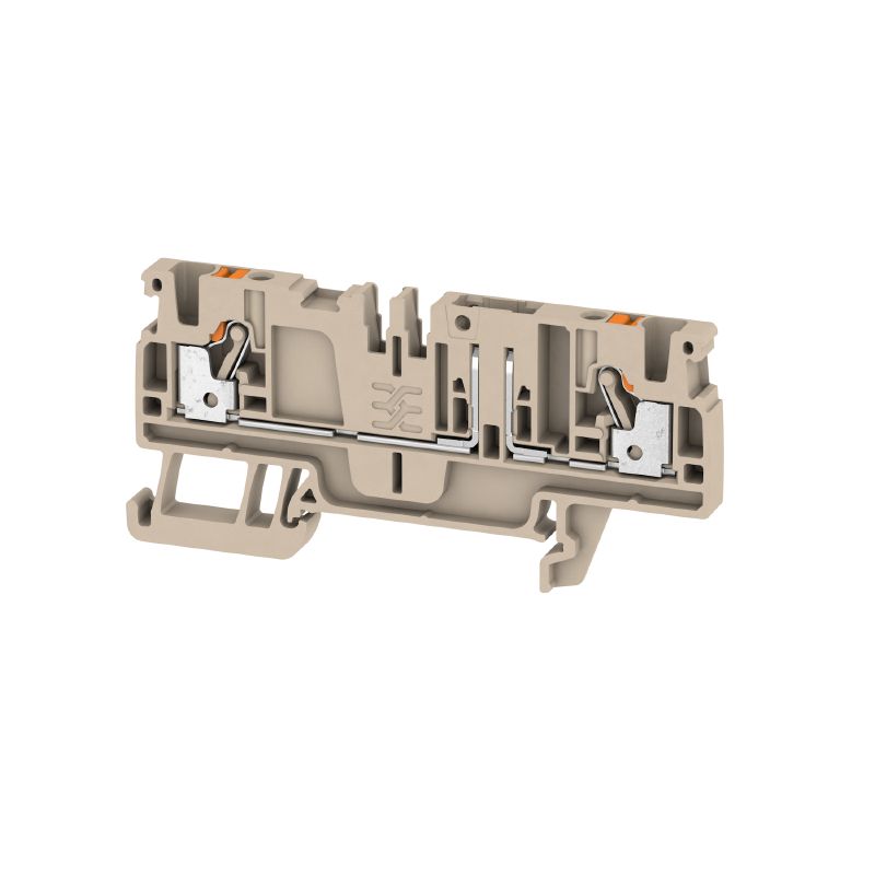 1989930000 - 2.5mm² Beige Terminal Block with Push-In Connection  (Pack of 50)