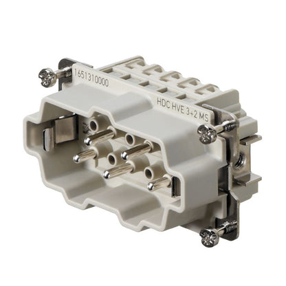1967230000 - 5-Pole Male Connector 20A, 830V, Tension-Clamp