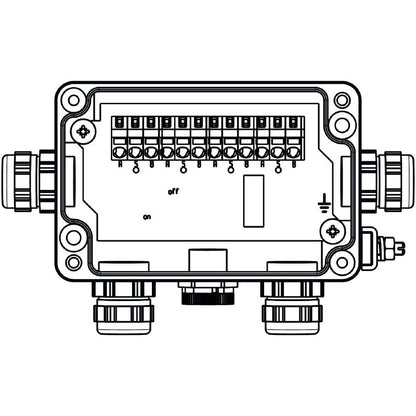 8564190000 - 8-Device Intrinsically Safe Field Distributor for Zone 1/2