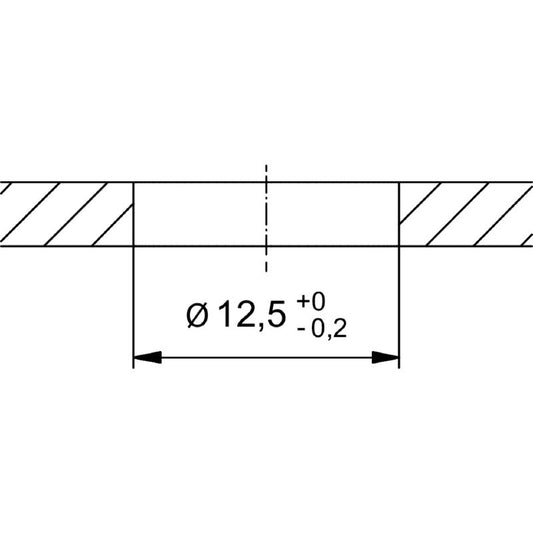2423690000 - M12 4-Pole PCB Connector, IP67 Rated, -30 to 80°C  (Pack of 10)