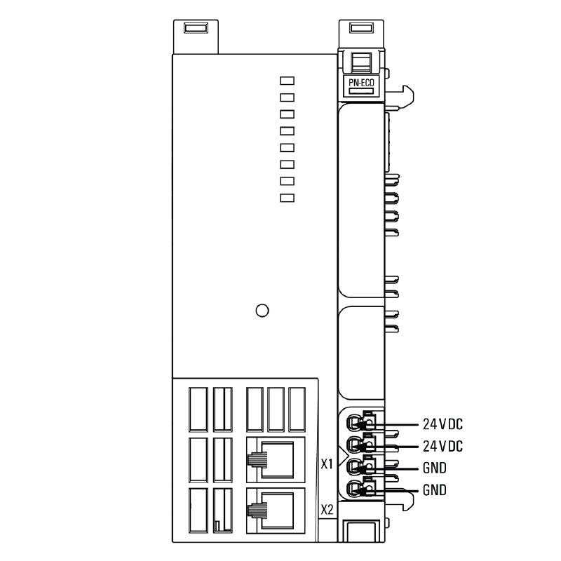 2659680000 - IP20 PROFINET Fieldbus Coupler for Remote I/O Applications