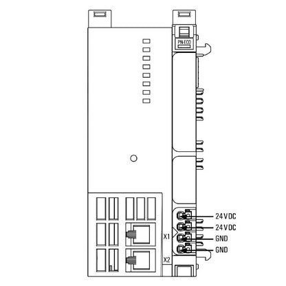 2659680000 - IP20 PROFINET Fieldbus Coupler for Remote I/O Applications