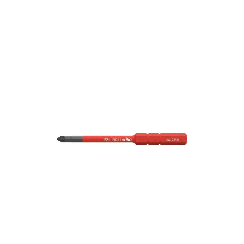 2433230000 - VDE Insulated Pozidrive Bit Size 1 for Safe Use