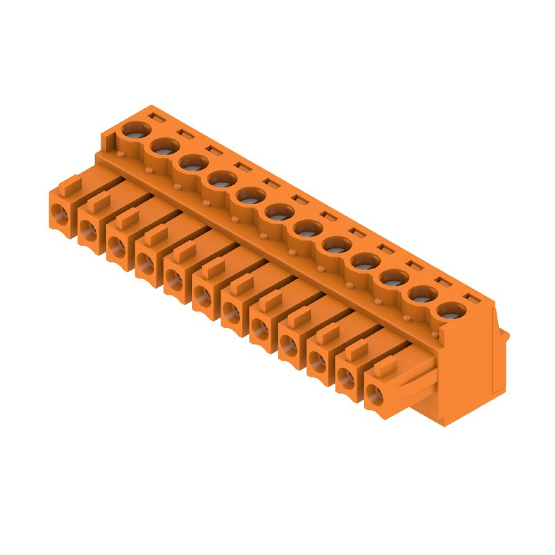 1940830000 - 3.81mm Female Plug Connector for PCB, 12 Poles, 50 Units  (Pack of 50)