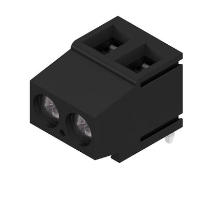 1716040000 - 5.08mm 2-Pole Black PCB Terminal Block with 3.5mm Pins  (Pack of 500)