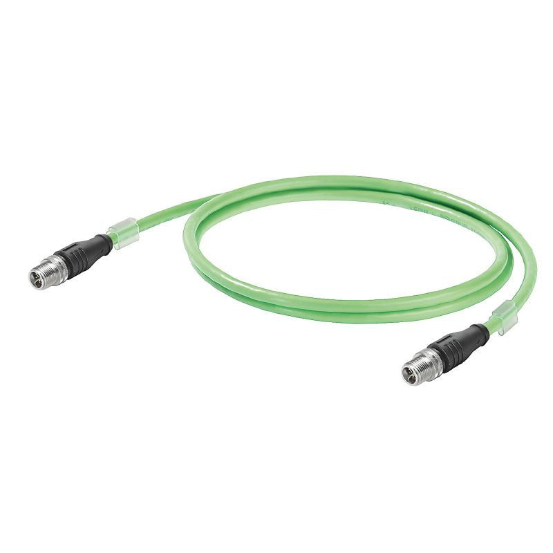 1463640005 - 0.5m M12 X-Type System Cable with PUR Jacket