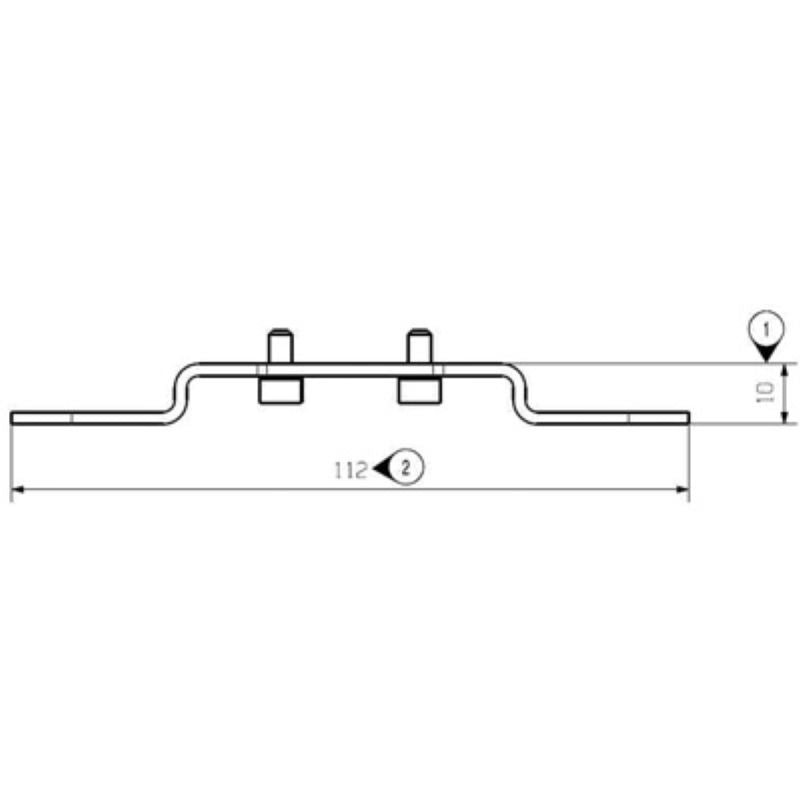 1099580000 - ROHS Approved Mounting Foot for Versatile Applications  (Pack of 10)