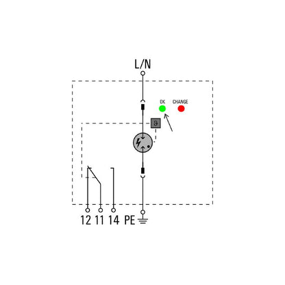 2726660000 - Single-Phase Surge Arrester for Low-Voltage Protection