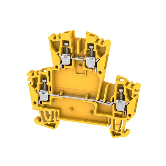 1068040000 - 2-Level Modular Terminal, 2.5mm², Yellow, 400V Rating  (Pack of 100)