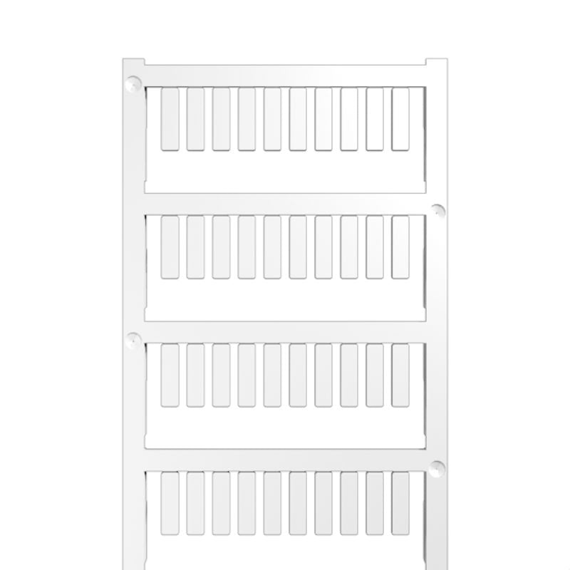 1609981044 - 15 x 4 mm White Polyamide Insert Markers for Industry  (Pack of 400)