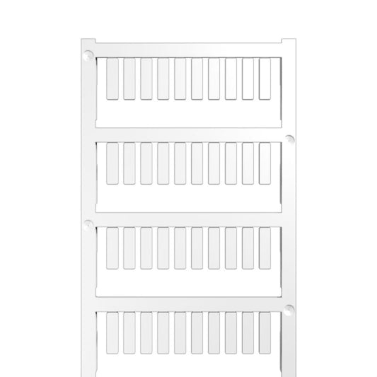 1609981044 - 15 x 4 mm White Polyamide Insert Markers for Industry  (Pack of 400)