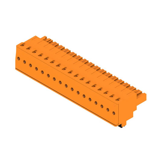 1982850000 - 17-Pole 5.08mm Female Plug Connector with PUSH IN Feature  (Pack of 18)