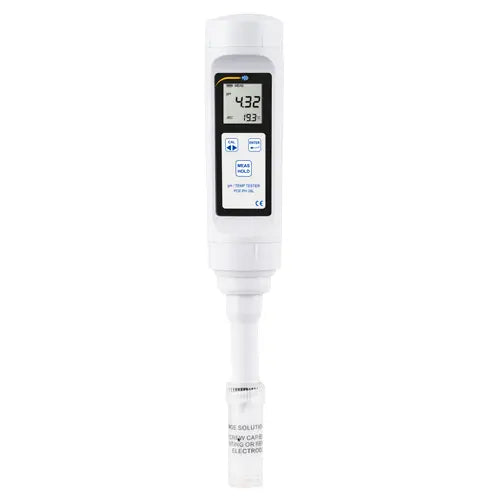 PCE-PH 28L - Digital pH Meter with Flat Electrode & Temperature Compensation