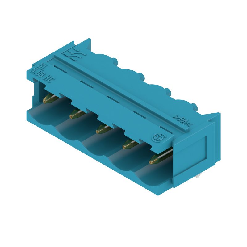 1749960000 - 5-Pole 5.08mm Right Angle PCB Connector with Gold Plating  (Pack of 50)