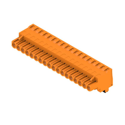 1982860000 - 5.08mm Female PCB Connector, 18 Poles, 270° Push-In  (Pack of 18)