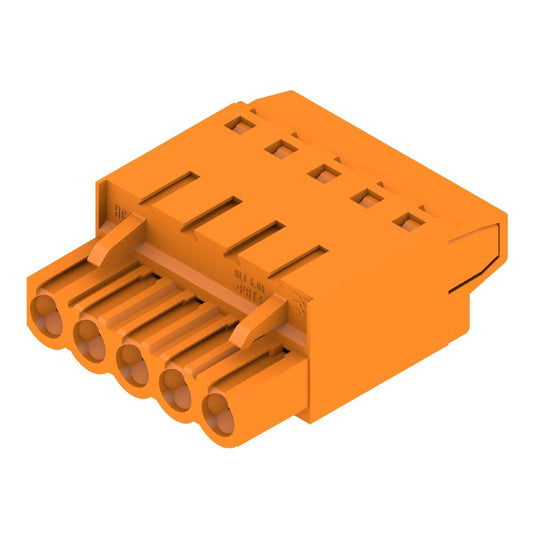 1006570000 - 5.08mm PCB Female Plug Connector, 5 Poles, ROHS/UL Certified  (Pack of 72)
