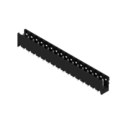 1148430000 - 5.08mm Male Header Connector, 17 Poles, THT Solder, Black  (Pack of 20)