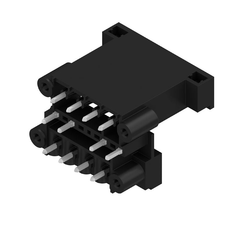1829030000 - 5.08mm Black 8-Pole PCB Connector with 180° Elbow  (Pack of 36)