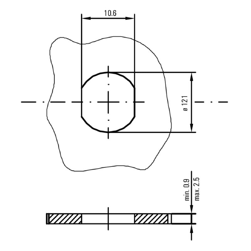 1324010000 - M12 IP67 PCB Connector, Solder, Cat.6A Class EA  (Pack of 10)