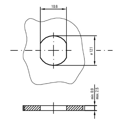 1324010000 - M12 IP67 PCB Connector, Solder, Cat.6A Class EA  (Pack of 10)