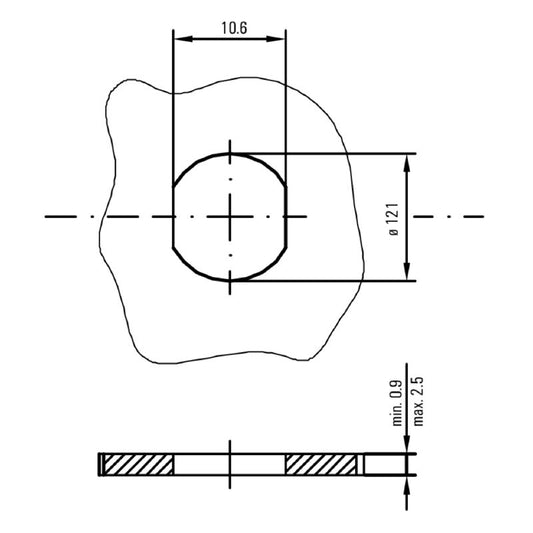 1324010000 - M12 IP67 PCB Connector, Solder, Cat.6A Class EA  (Pack of 10)