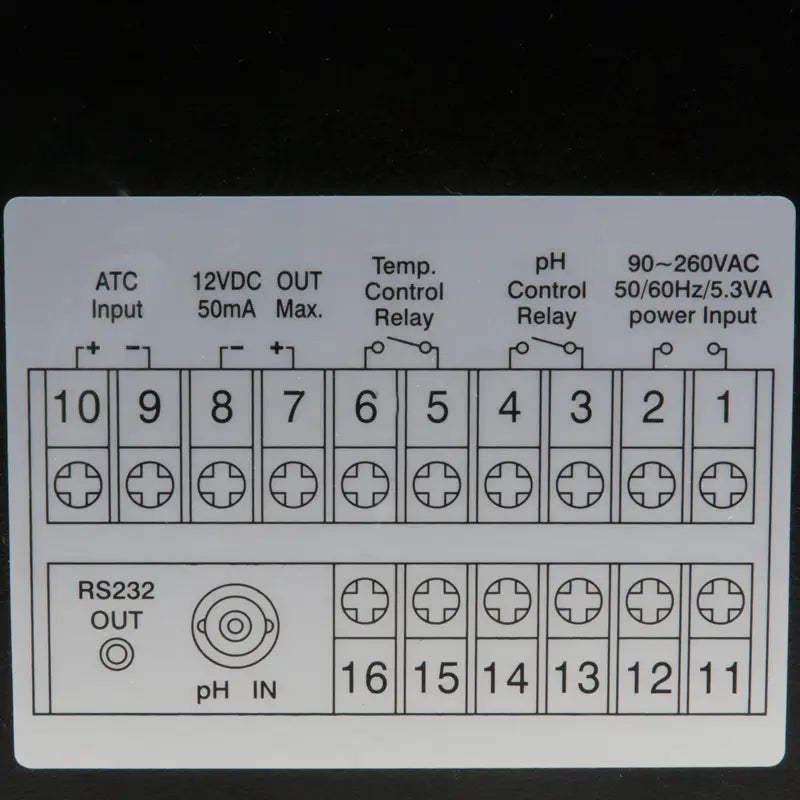 PCE-PHC 10 - 2-Point pH Controller for Water Treatment & Fish Farming