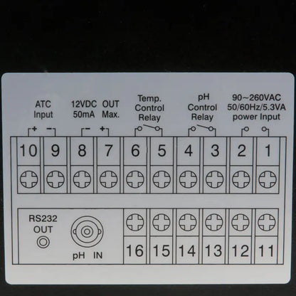 PCE-PHC 10 - 2-Point pH Controller for Water Treatment & Fish Farming