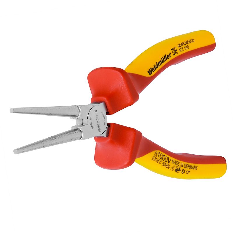 9046360000 - VDE Insulated Round-Nose Pliers with Long Jaws