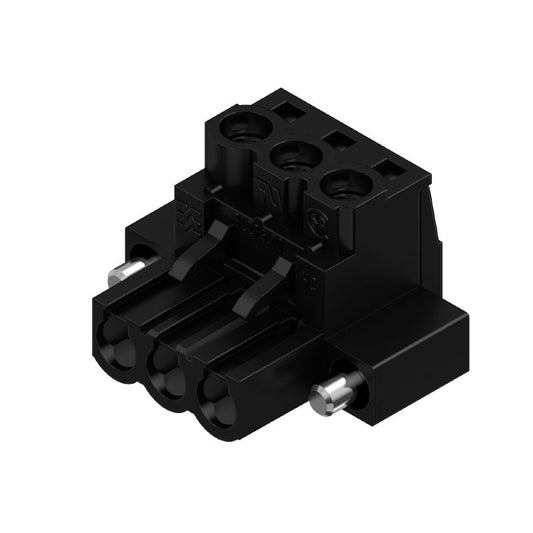 1956020000 - 5.00mm 3-Pole Female Plug PCB Connector, 180° Angle  (Pack of 72)