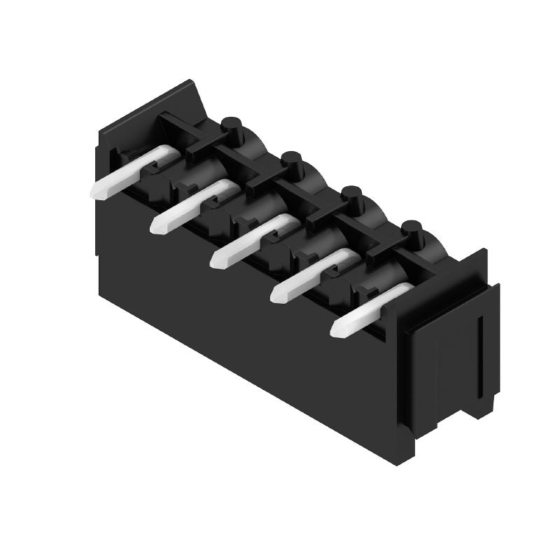 1155610000 - 5-Pole Male PCB Connector, 5.08mm Pitch, 90° Elbow, Black  (Pack of 50)