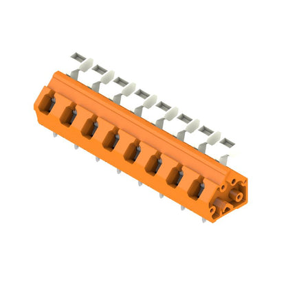 1953070000 - 7.5mm PCB Terminal with 8 Poles, Tension Clamp, Orange  (Pack of 100)