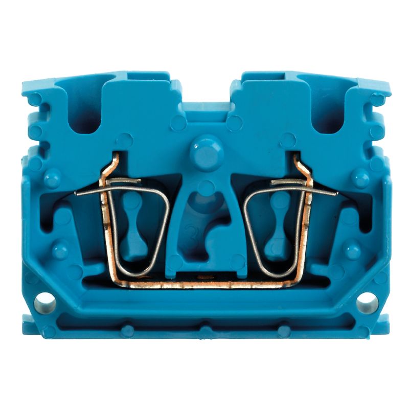 1704360000 - 2.5mm² Blue Feed-Through Terminal with Tension Clamp  (Pack of 100)