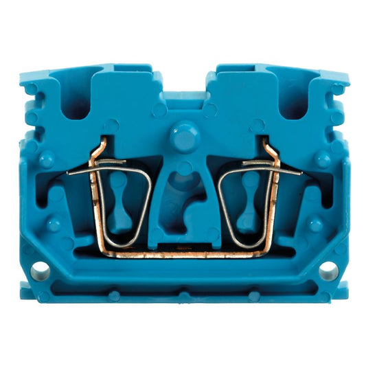 1704360000 - 2.5mm² Blue Feed-Through Terminal with Tension Clamp  (Pack of 100)