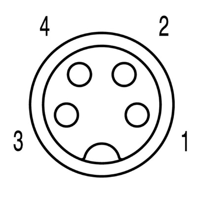 1880470500 - 5m M8 4-Pole Connecting Cable for Sensors and Actuators