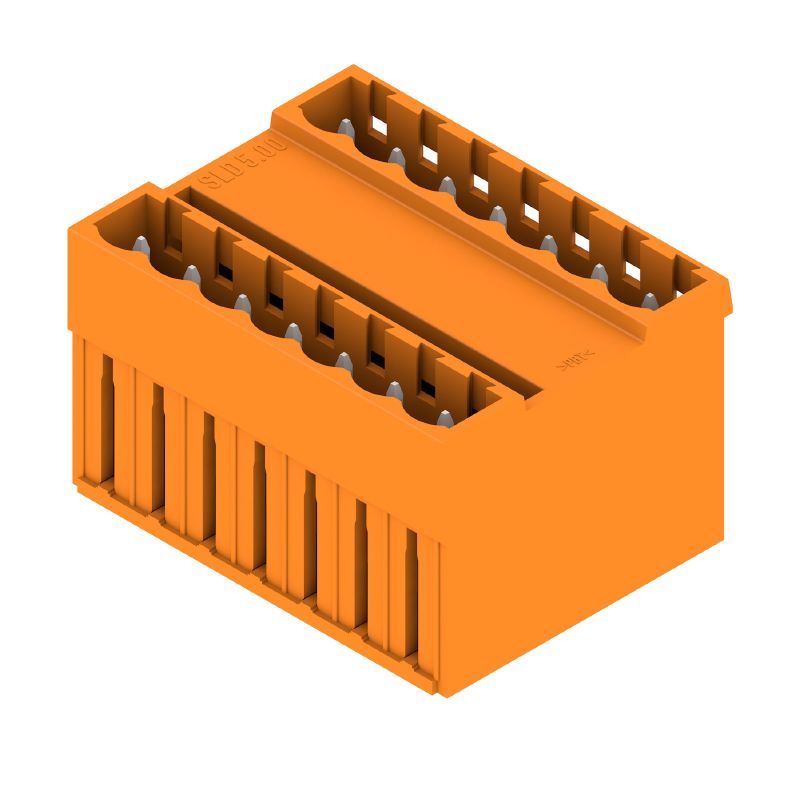 1614860000 - 5.00mm 14-Pole Orange PCB Connector, 180° Male Header  (Pack of 20)