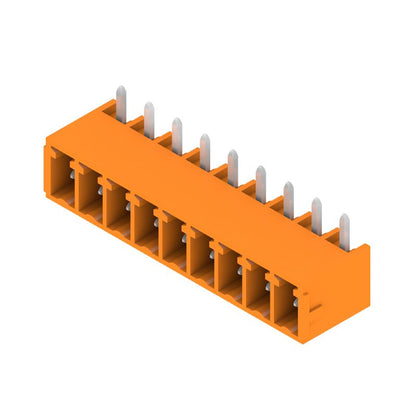 1037570000 - 9-Pole Orange PCB Connector, 3.81mm Pin Pitch, 3.2mm Length  (Pack of 50)