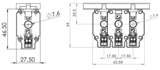 2525160000 - ROHS Compliant 10mm Snap-On Device, Lightweight & Temperature Resistant