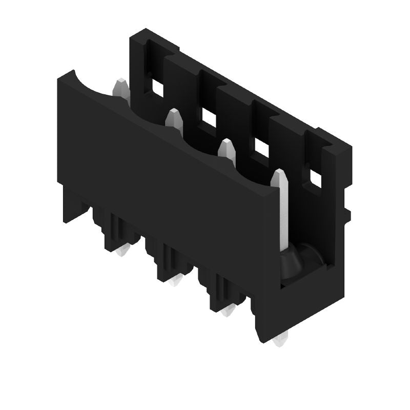 2441070000 - 5.00mm 4-Pole Black PCB Connector with THT/THR Solder  (Pack of 250)