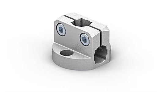 ZBSY001 - Aluminum Profile Retaining Clamp for 12mm Rods and 10mm Profiles
