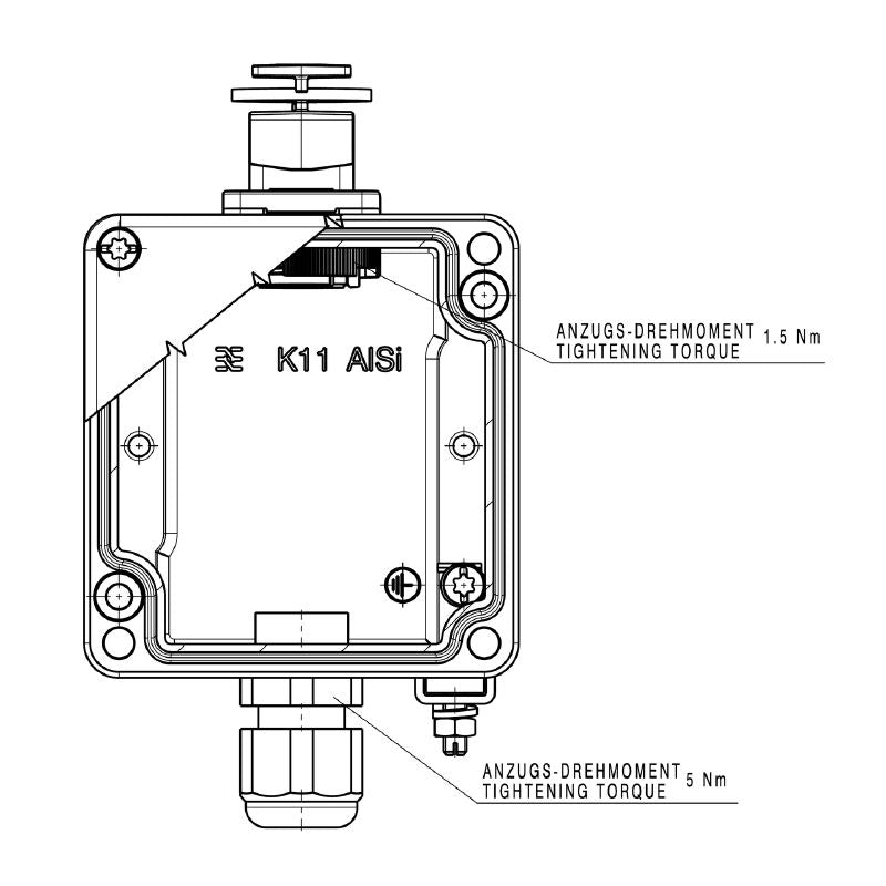 1966220000 - IP67 Rated Junction Box, 1 Port, Straight Design