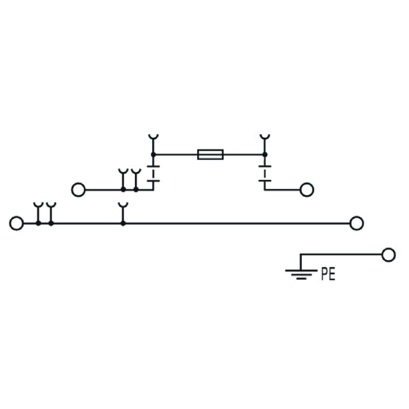 2894050000 - 4 mm² Screw Connection Fuse Terminal, 6.3 A, 5 Connections  (Pack of 50)