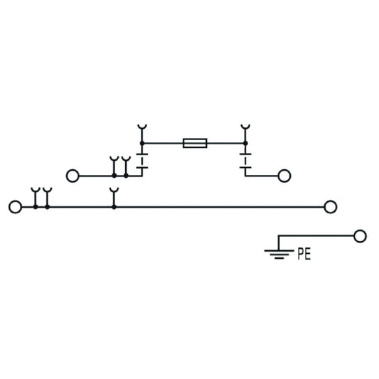 2894050000 - 4 mm² Screw Connection Fuse Terminal, 6.3 A, 5 Connections  (Pack of 50)