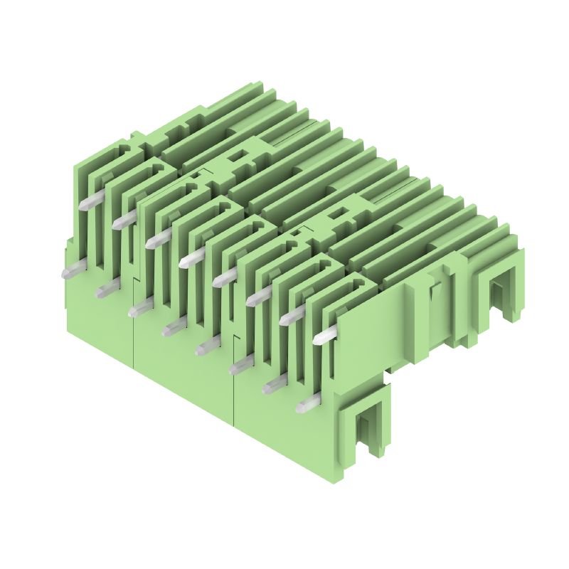 1013960000 - 16-Pole 5.08mm Male Header Connector with Dovetails  (Pack of 20)