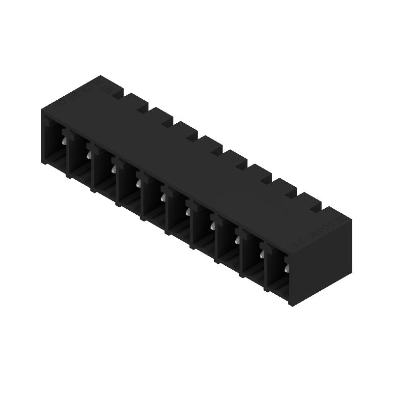 1863220000 - 3.81mm Male Header Connector with 10 Poles, Black Finish  (Pack of 400)