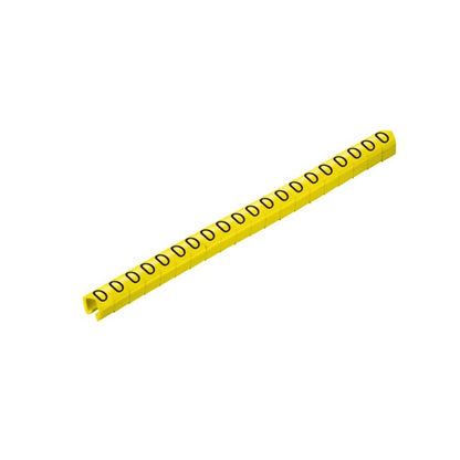0648101523 - Yellow Cable Markers, 3-4mm, RoHS Compliant PVC, -30 to 80°C  (Pack of 200)